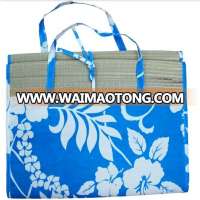 Folding Popular Portable Natural Straw Rush Mat