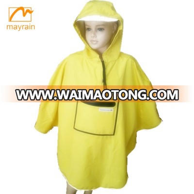 Best quality nylon kid's raincoat rain poncho